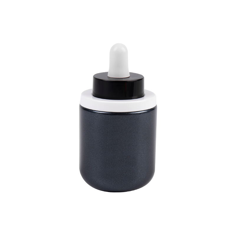 30 ml musta lasipisarapullo abs -korkilla