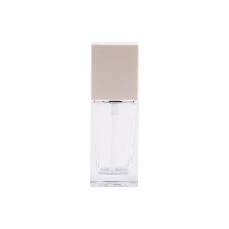 30ml läpinäkyvä lasi -neliöputki