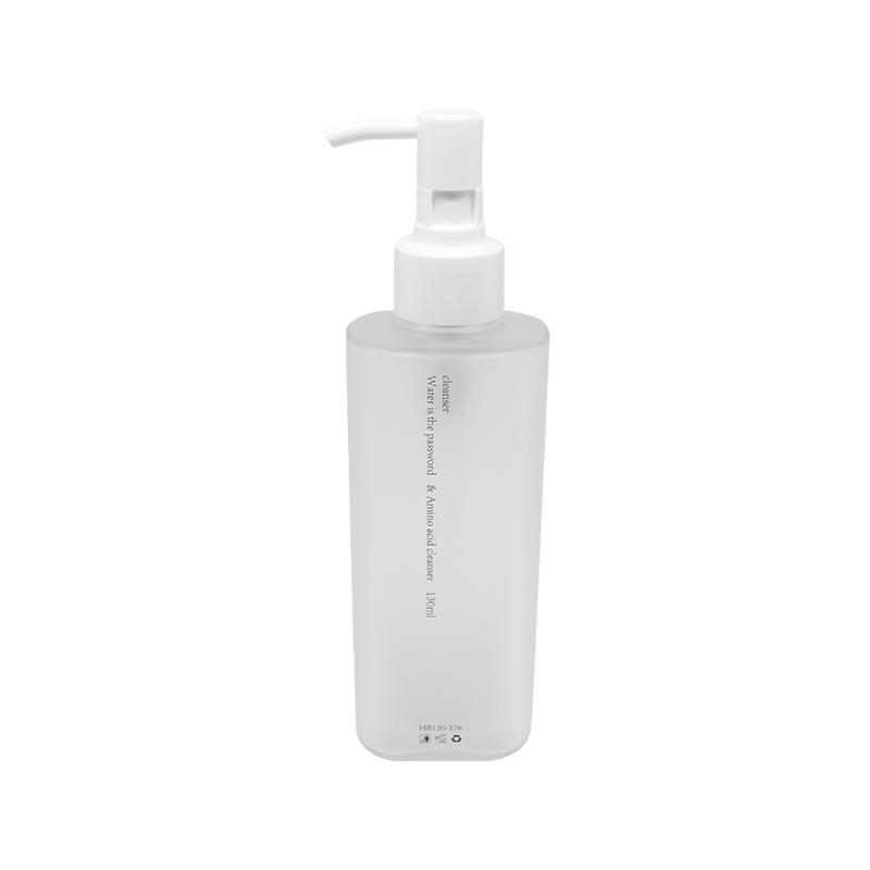 Petg 130ml pyöristetyt kulmat vaahtoava puhdistuspullo
