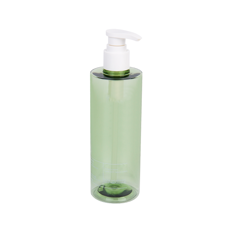 300 ml tyylikäs ohut vihreä petg -pumppupullo