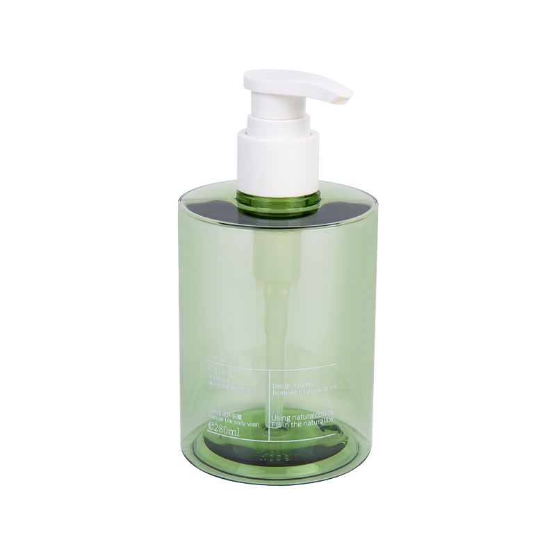 300 ml tyylikäs vihreä Petg -pumppupullo