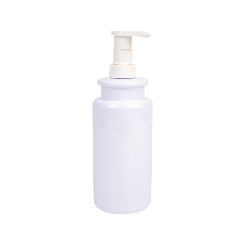 800 ml puhdasta valkoista lemmikkipumppupulloa